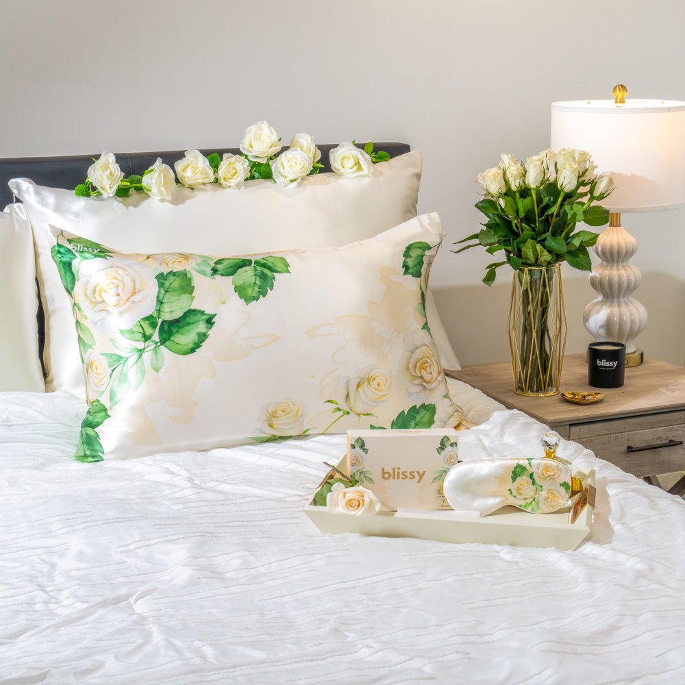 Queen Zodiac Flower Pillowcase – Blissy Premium Silk