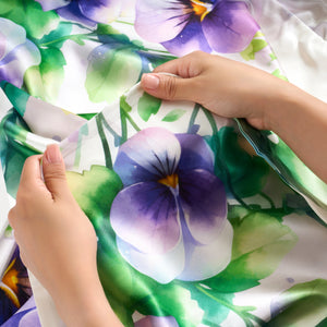 Pillowcase - Zodiac Flower - Capricorn Pansy - Standard