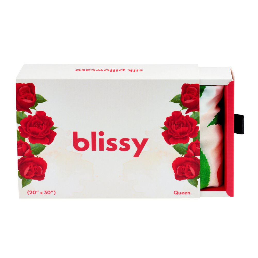 Blissy Standard Zodiac Flower Pillowcase Lifestyle – Mulberry Silk
