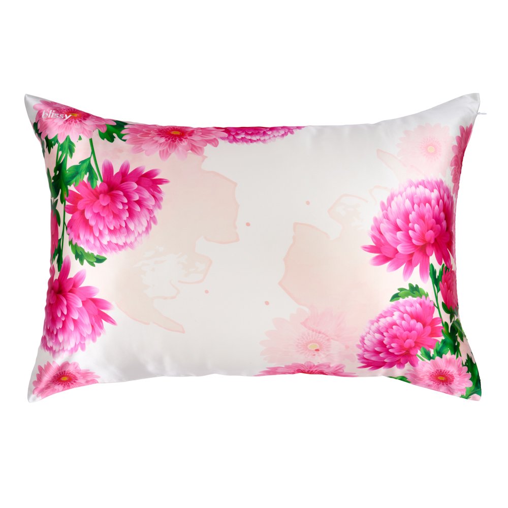 Blissy Mulberry Silk Pillowcase – Zodiac Flower King