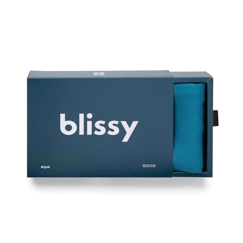 King Aqua Pillowcase – Blissy Premium Silk