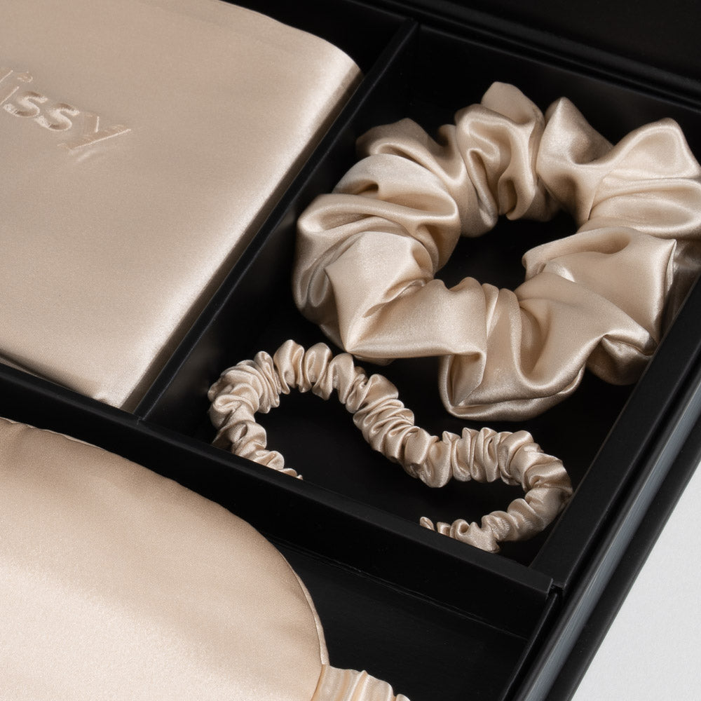Blissy Mulberry Silk Blissy Dream Set – Champagne King