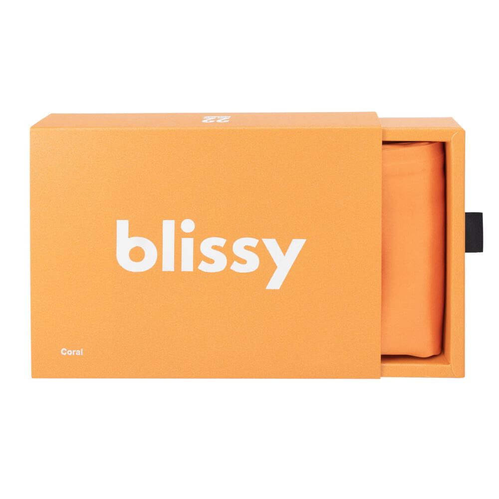 Queen Coral Pillowcase – Blissy Premium Silk