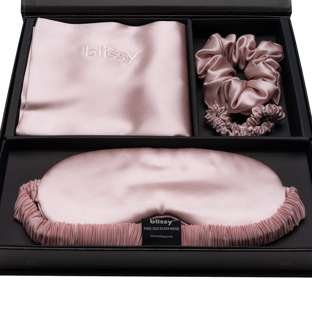 Blissy Mulberry Silk Blissy Dream Set – Pink King