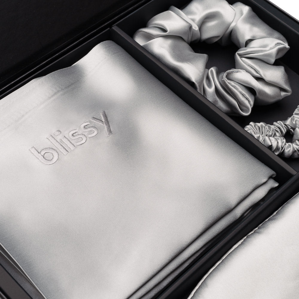 Blissy Mulberry Silk Blissy Dream Set – Silver King