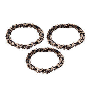 Blissy Skinny Scrunchies - Leopard