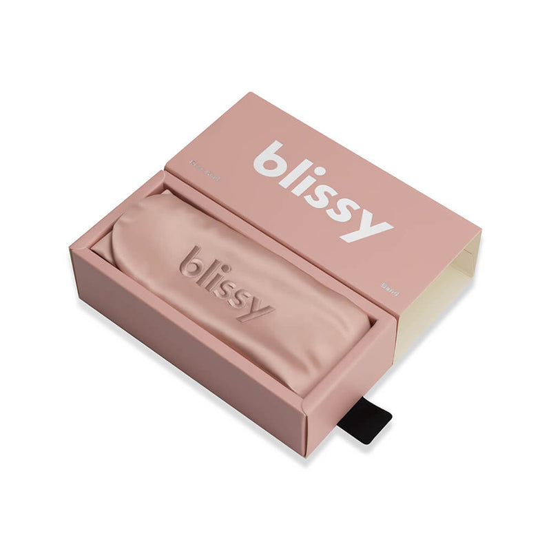 Blissy Beauty Band - Rose Gold - Blissy Rose Gold Blissy Beauty Band – 22 Momme Mulberry Silk, 100% Silk