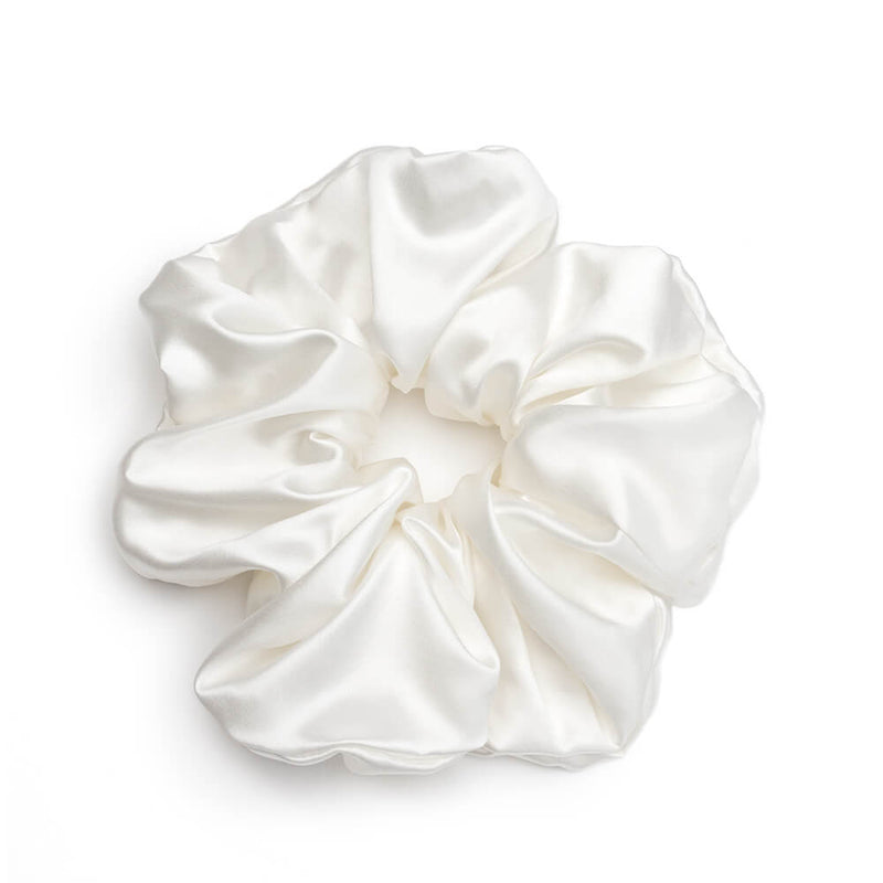 Blissy Oversized Scrunchie - White