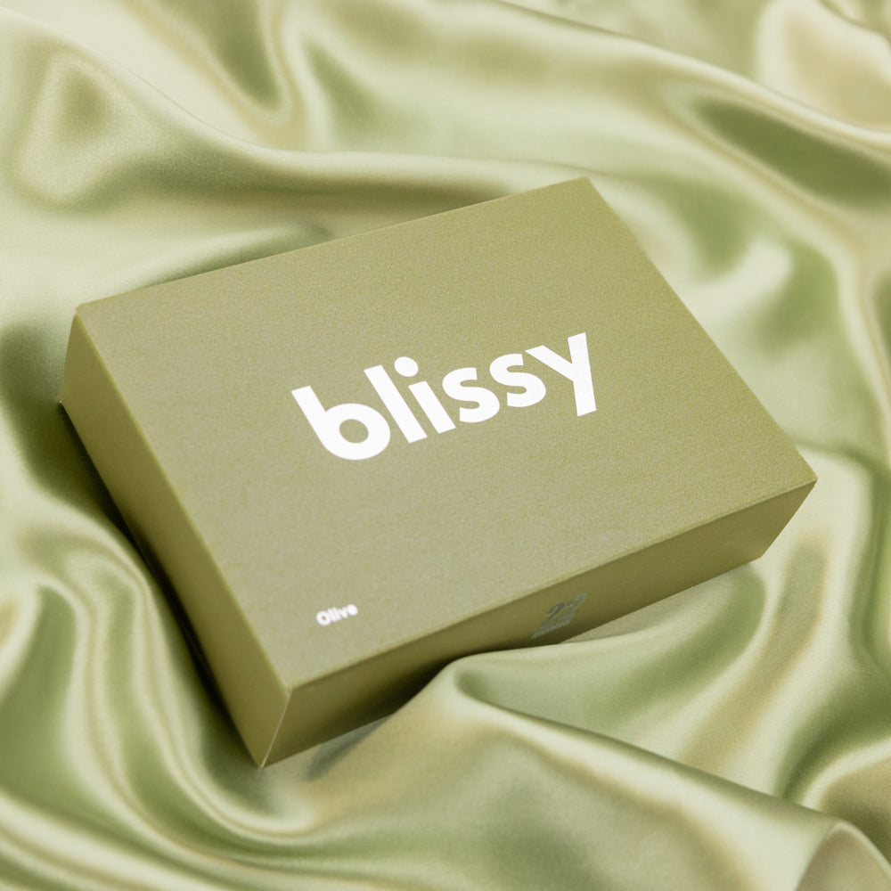 King Olive Pillowcase – Blissy Premium Silk