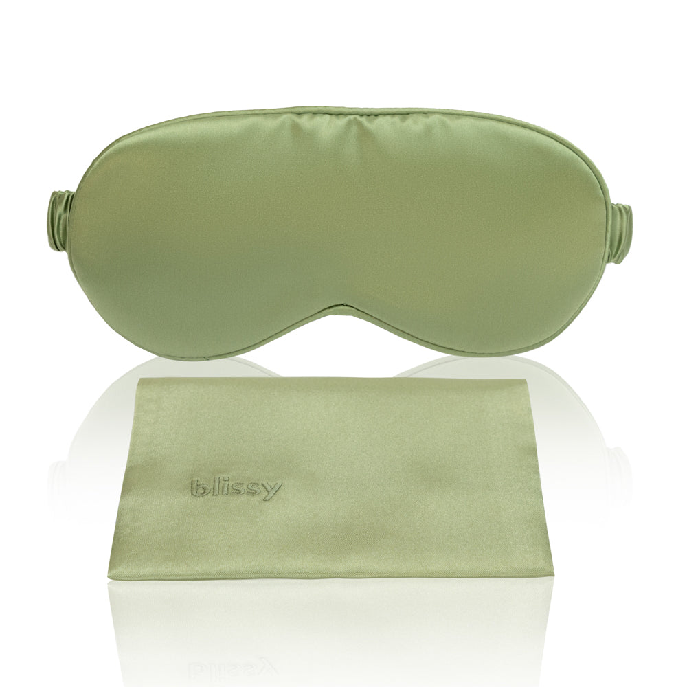 Olive Sleep Mask – Blissy Premium Silk