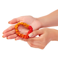 Blissy Skinny Scrunchies - Orange Ombre