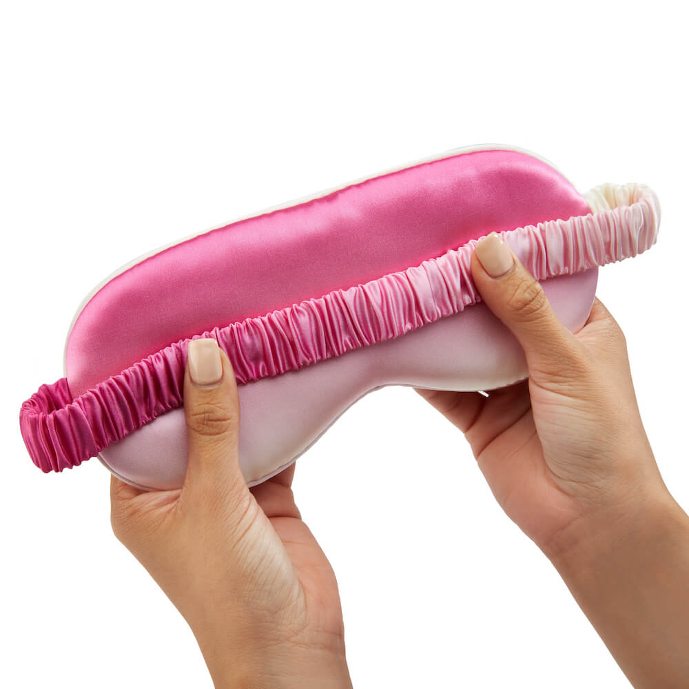 Pink Ombre Sleep Mask – Blissy Premium Silk