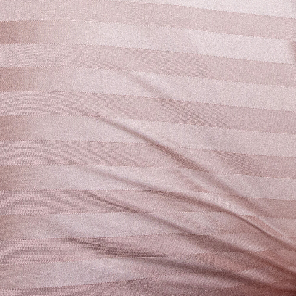 Blissy Standard Pink Striped Pillowcase Lifestyle – Mulberry Silk