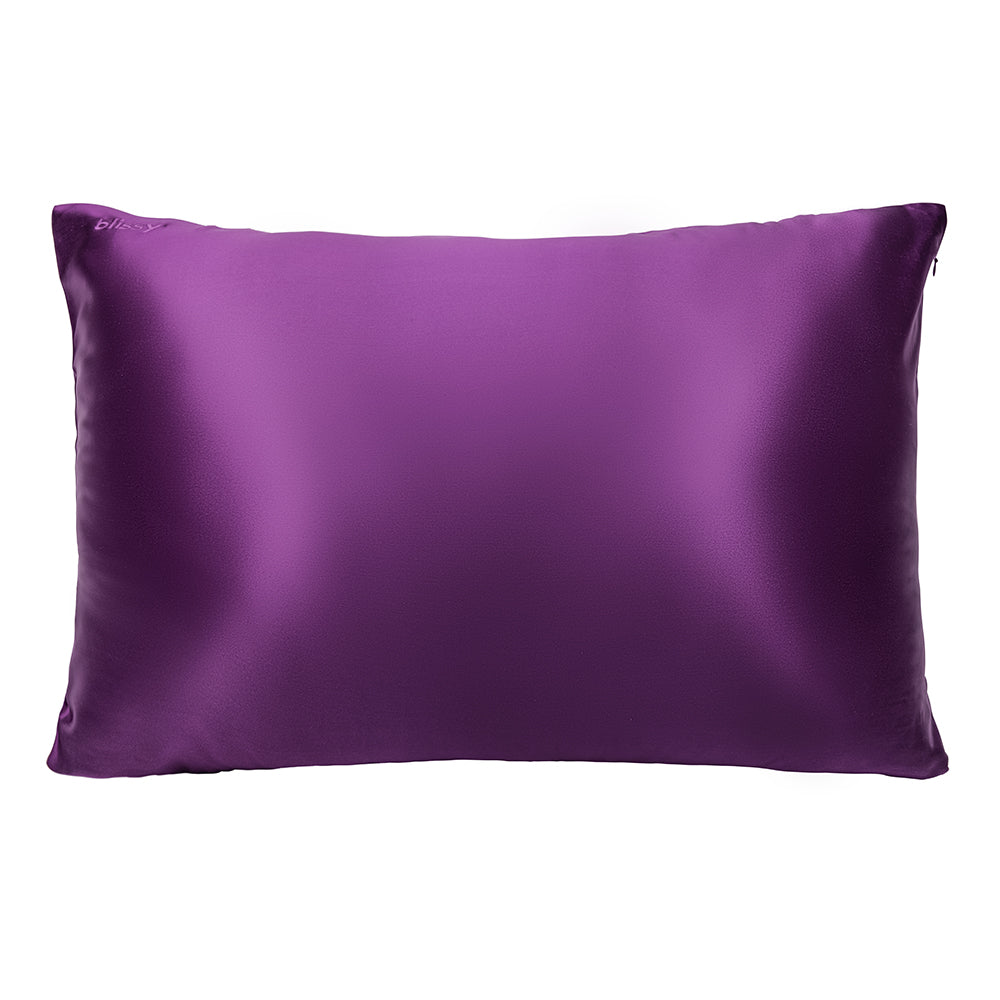 Queen Royal Purple Pillowcase – Blissy Premium Silk
