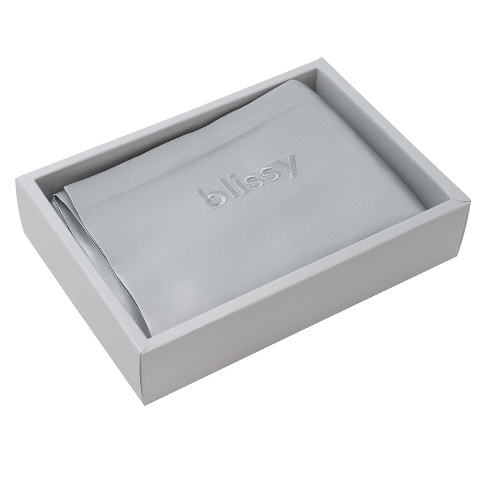 Queen Silver Pillowcase – Blissy Premium Silk