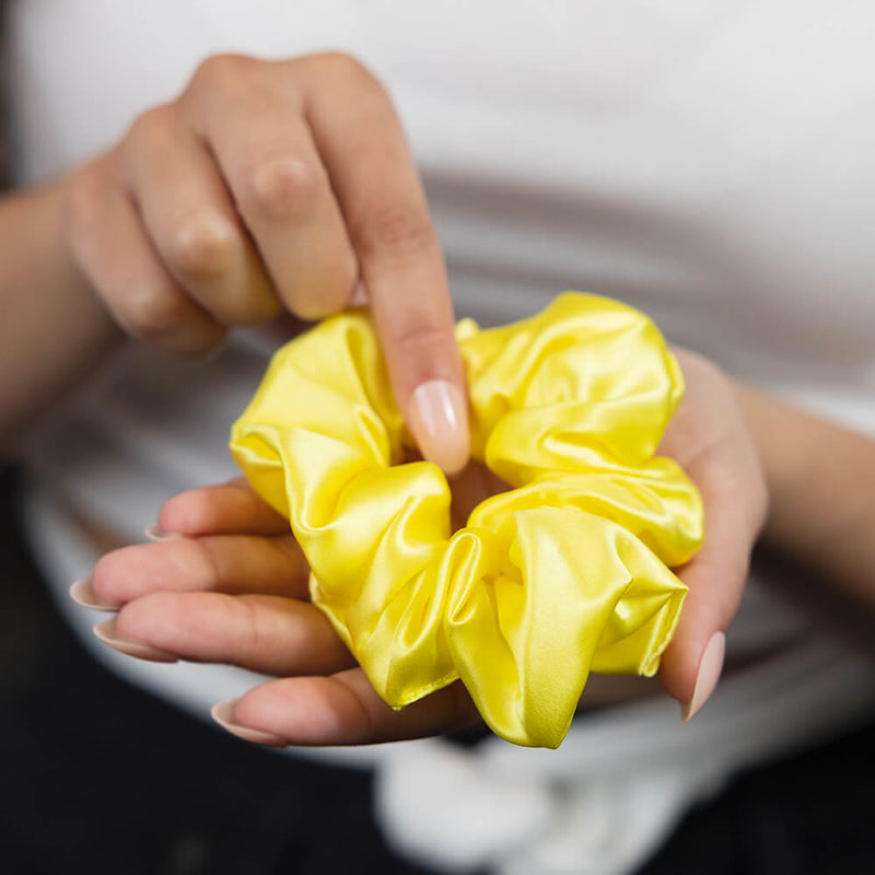 Blissy Scrunchies - Sunshine Yellow